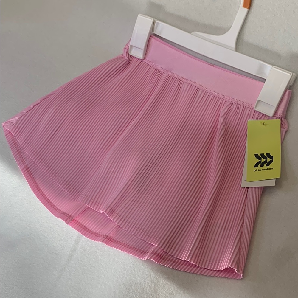 All In Motion Pink Skater Mini Skirt/short Athletic with pockets